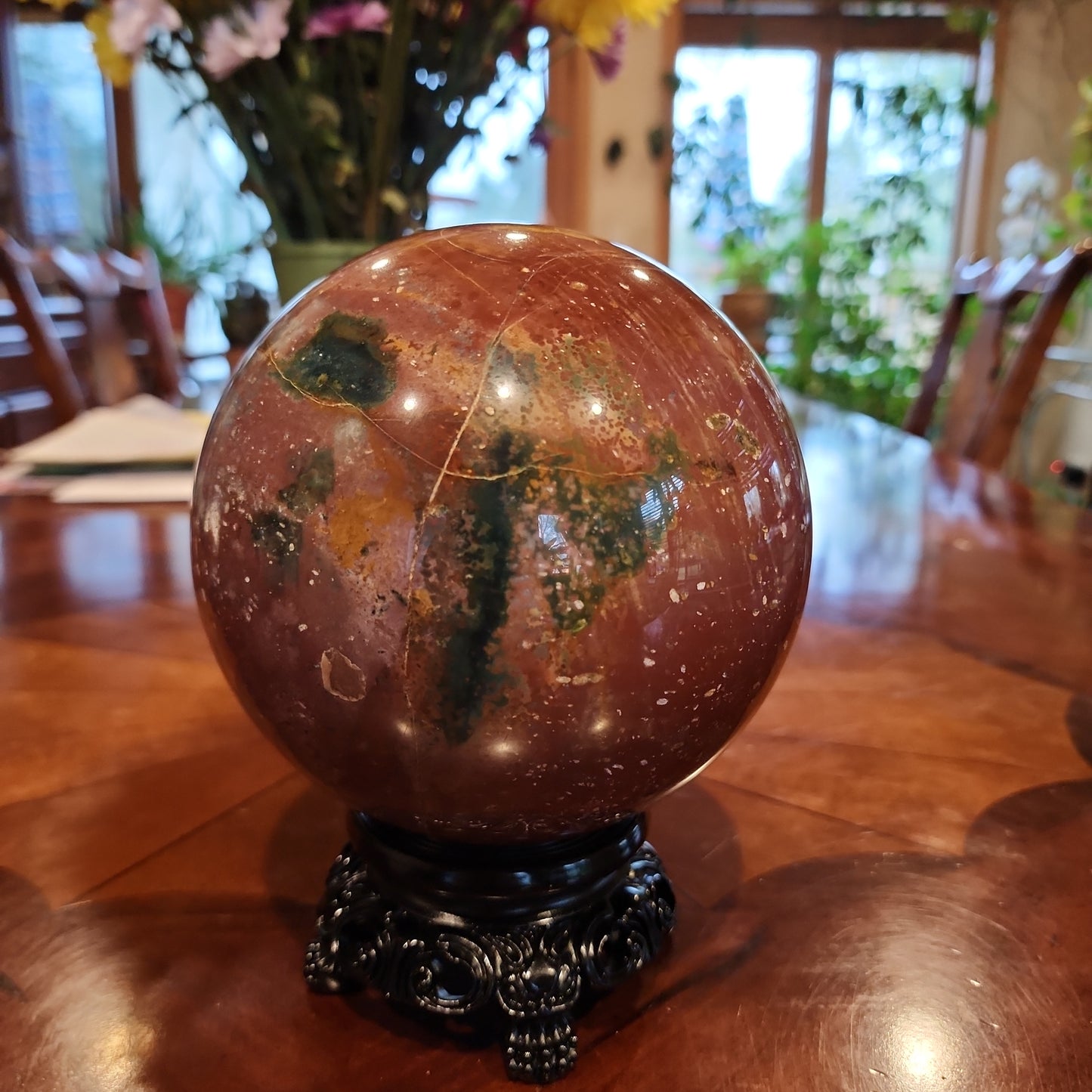 Ocean Jasper Sphere