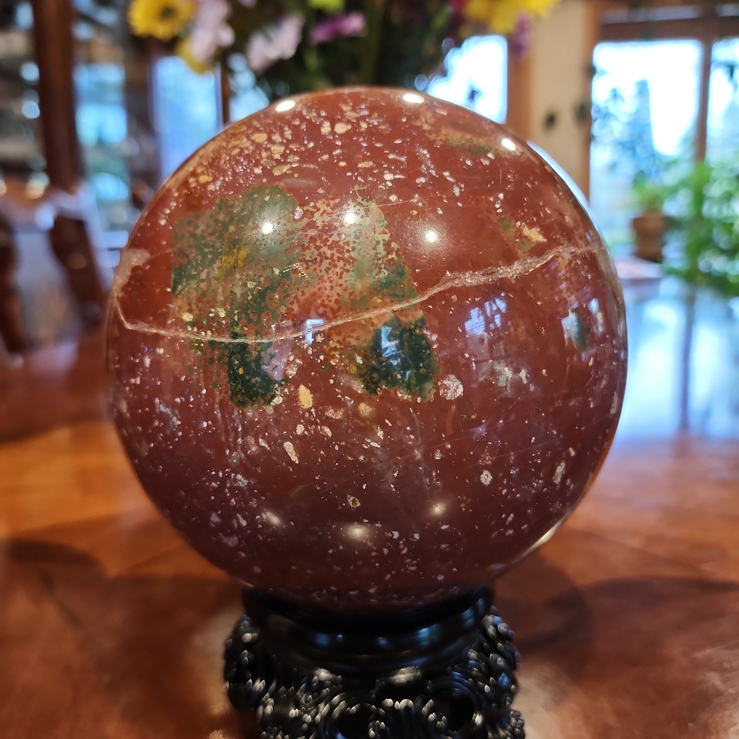 Ocean Jasper Sphere