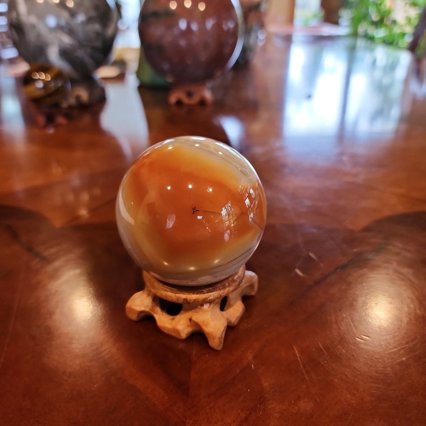 Carnelian sphere