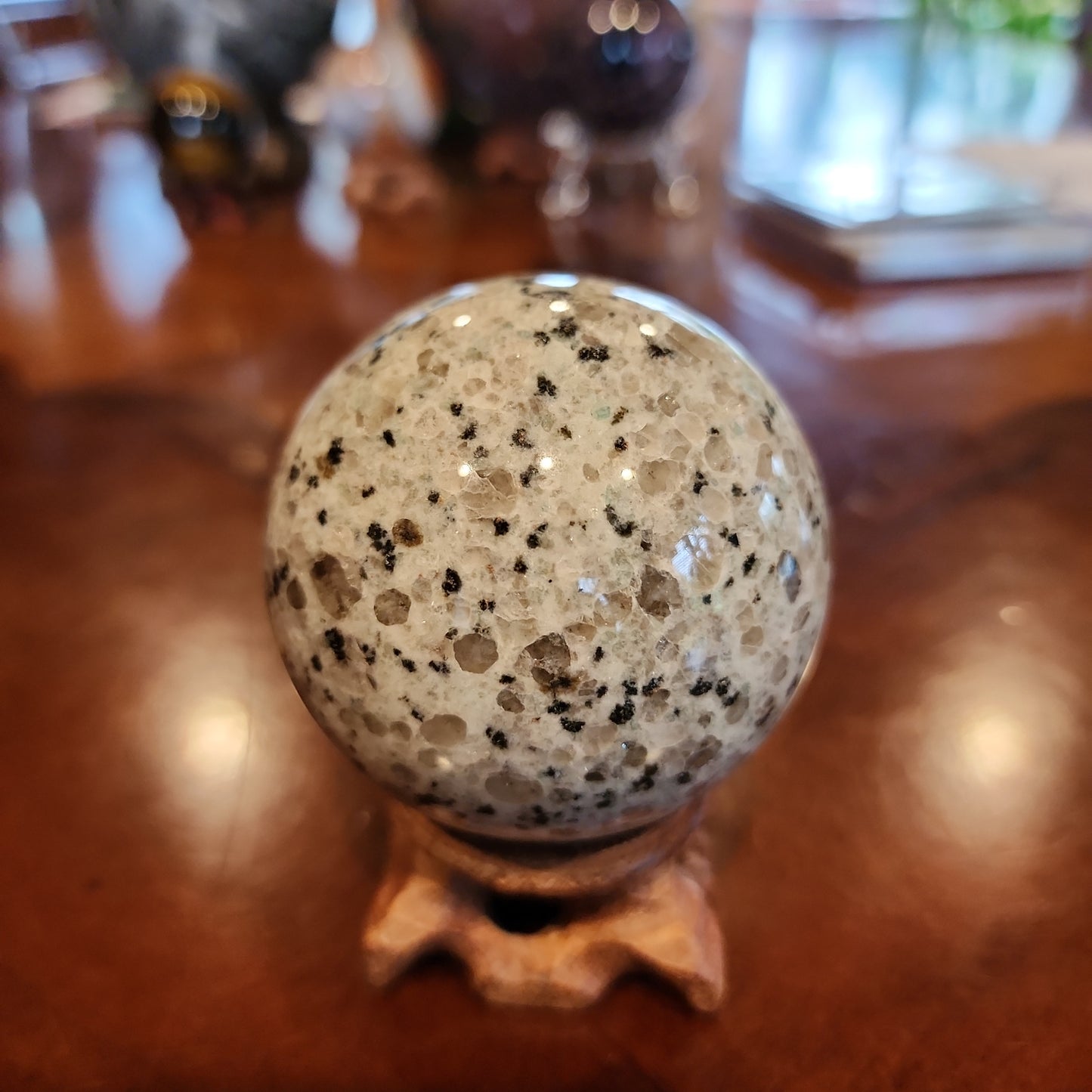 Kiwi Jasper sphere