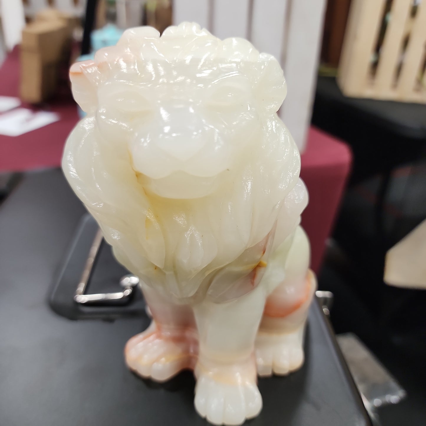 Afghan Jade Lion Carving
