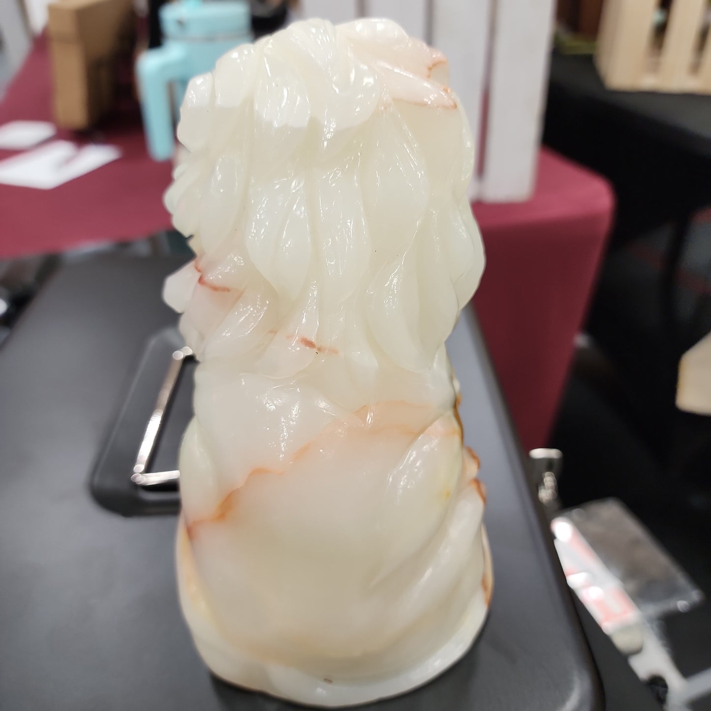 Afghan Jade Lion Carving