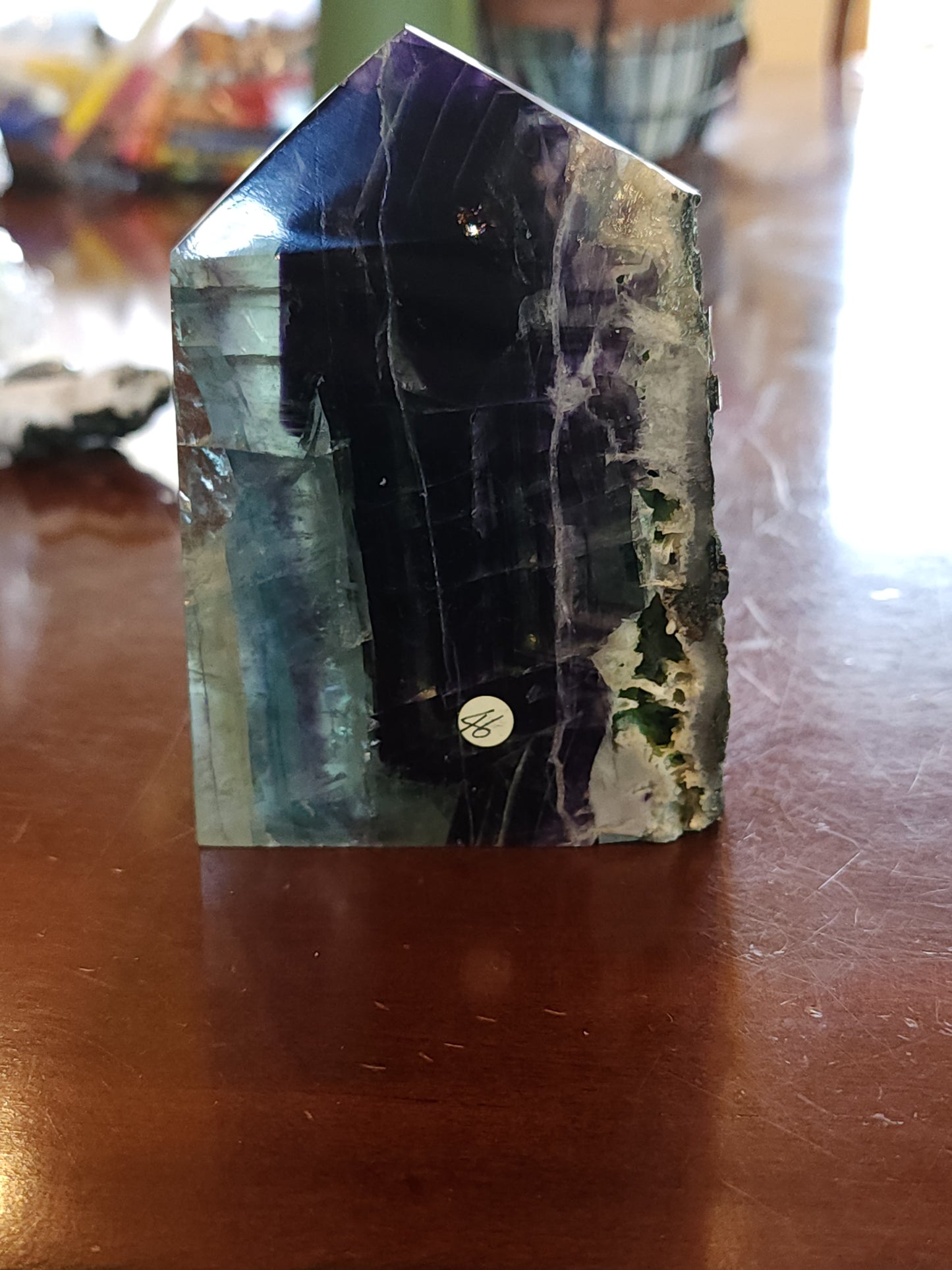 Rainbow Fluorite slab