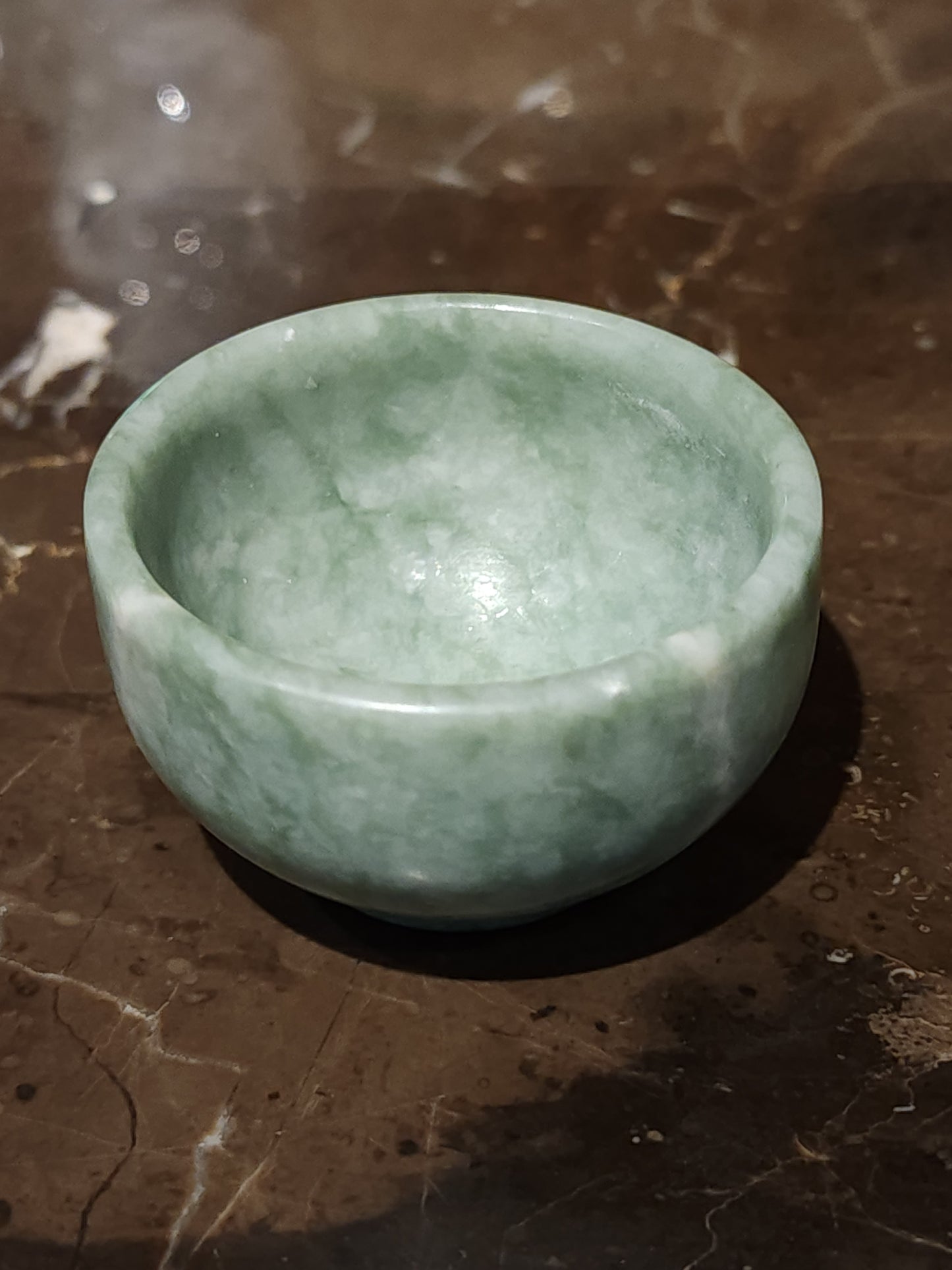Green jade cup