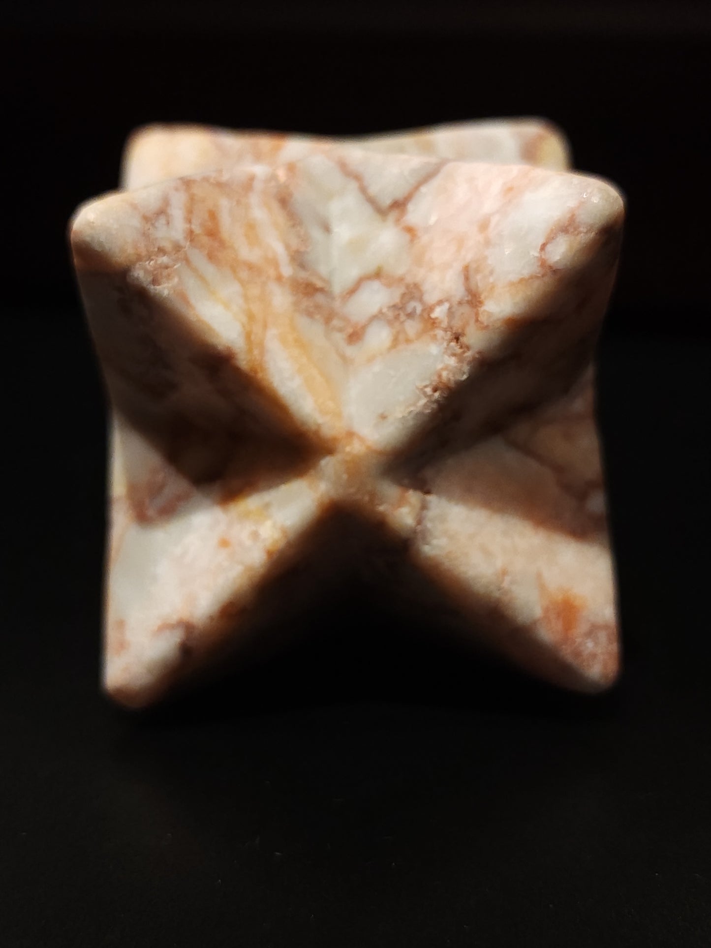 Sunstone star carving