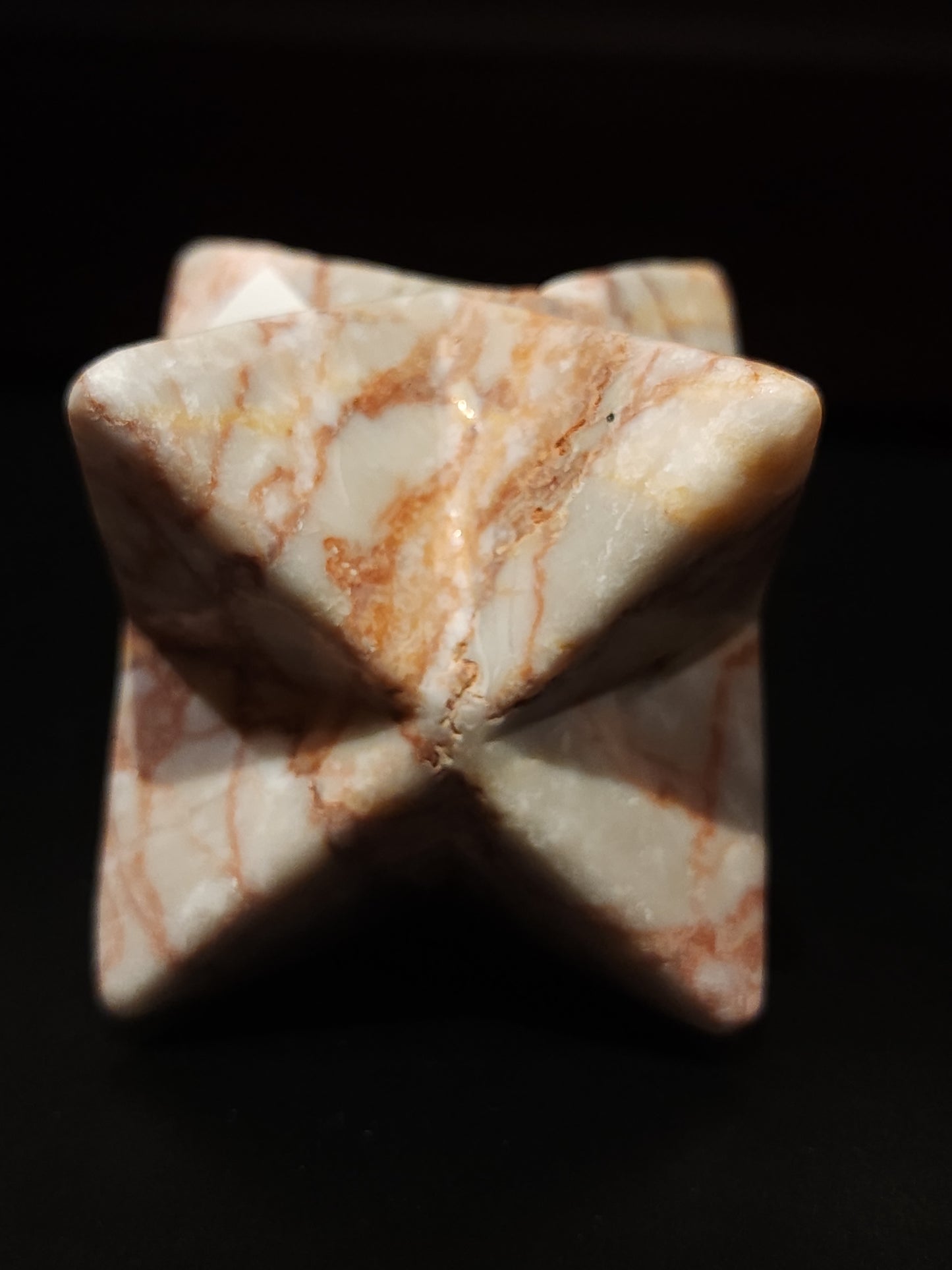 Sunstone star carving