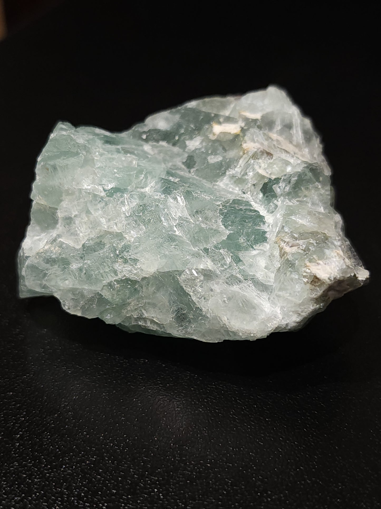 Green fluorite raw cluster