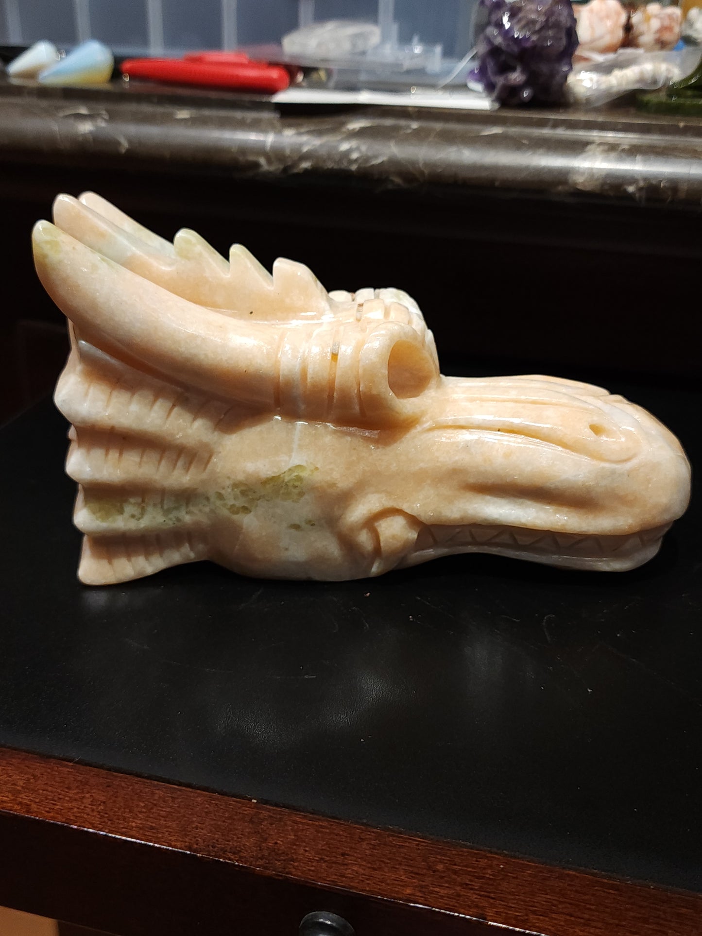 Jade dragon head