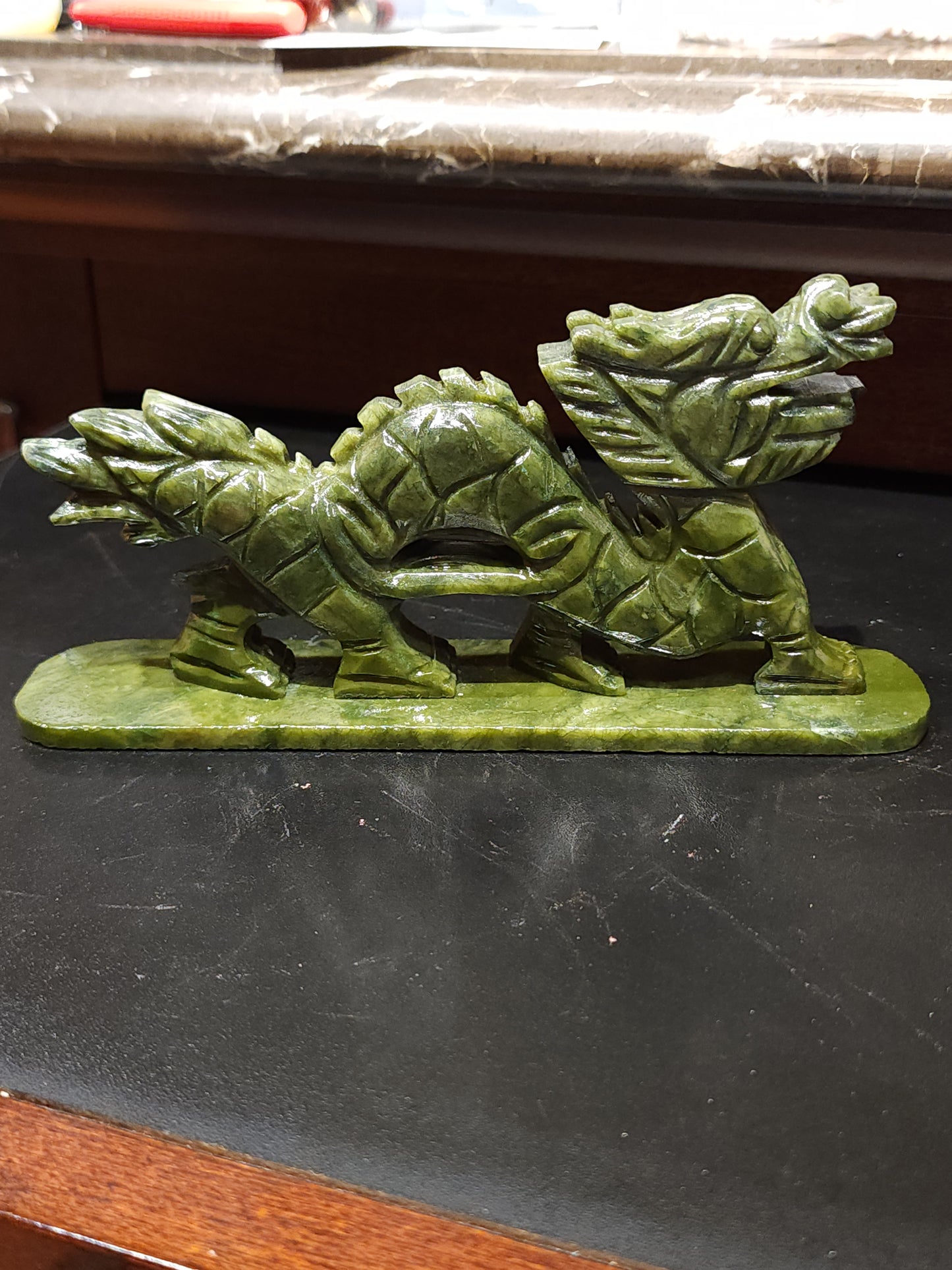 Green jade dragon