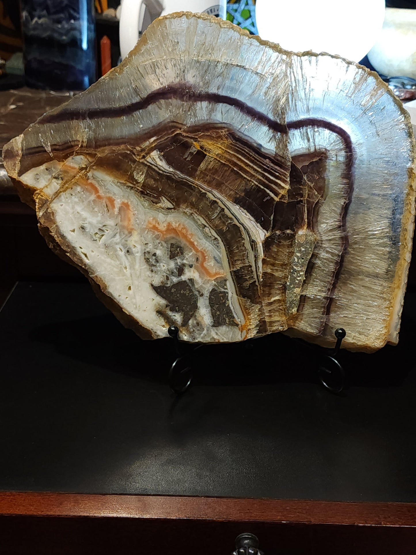 Fluorite slab