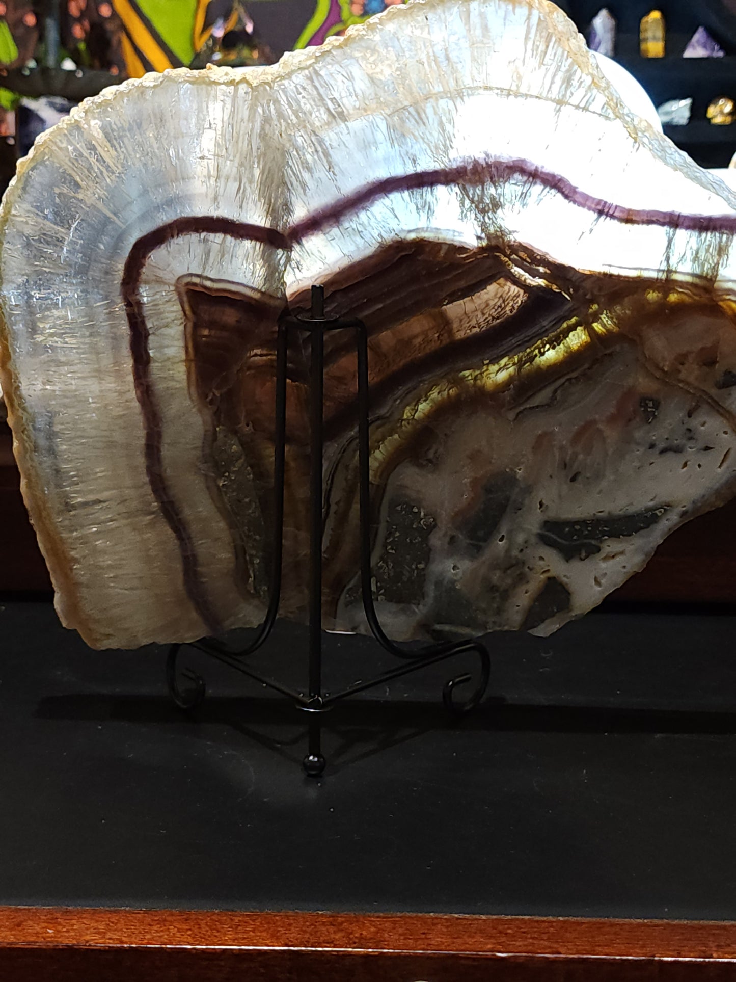 Fluorite slab