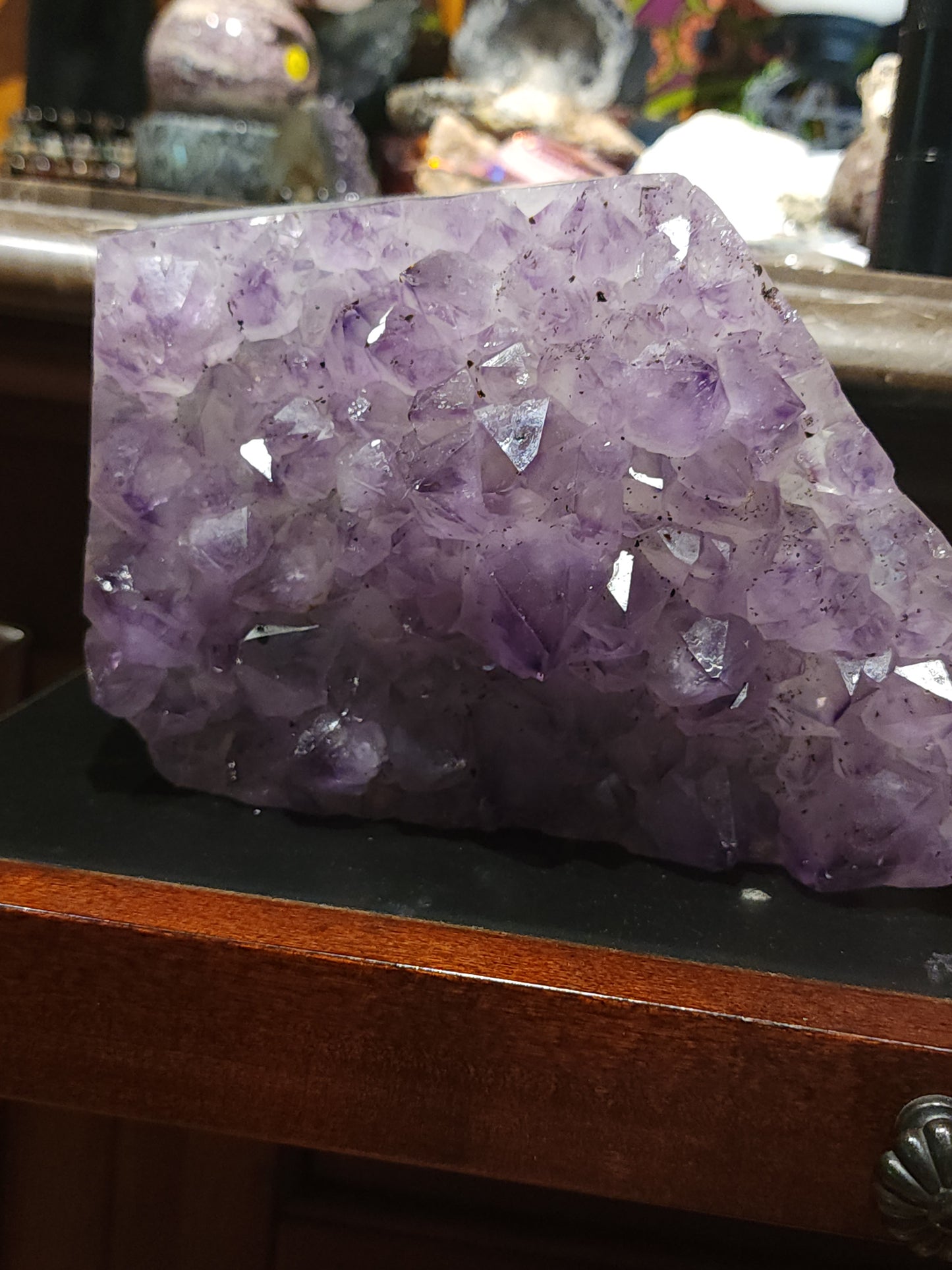 Large amethyst cluster
