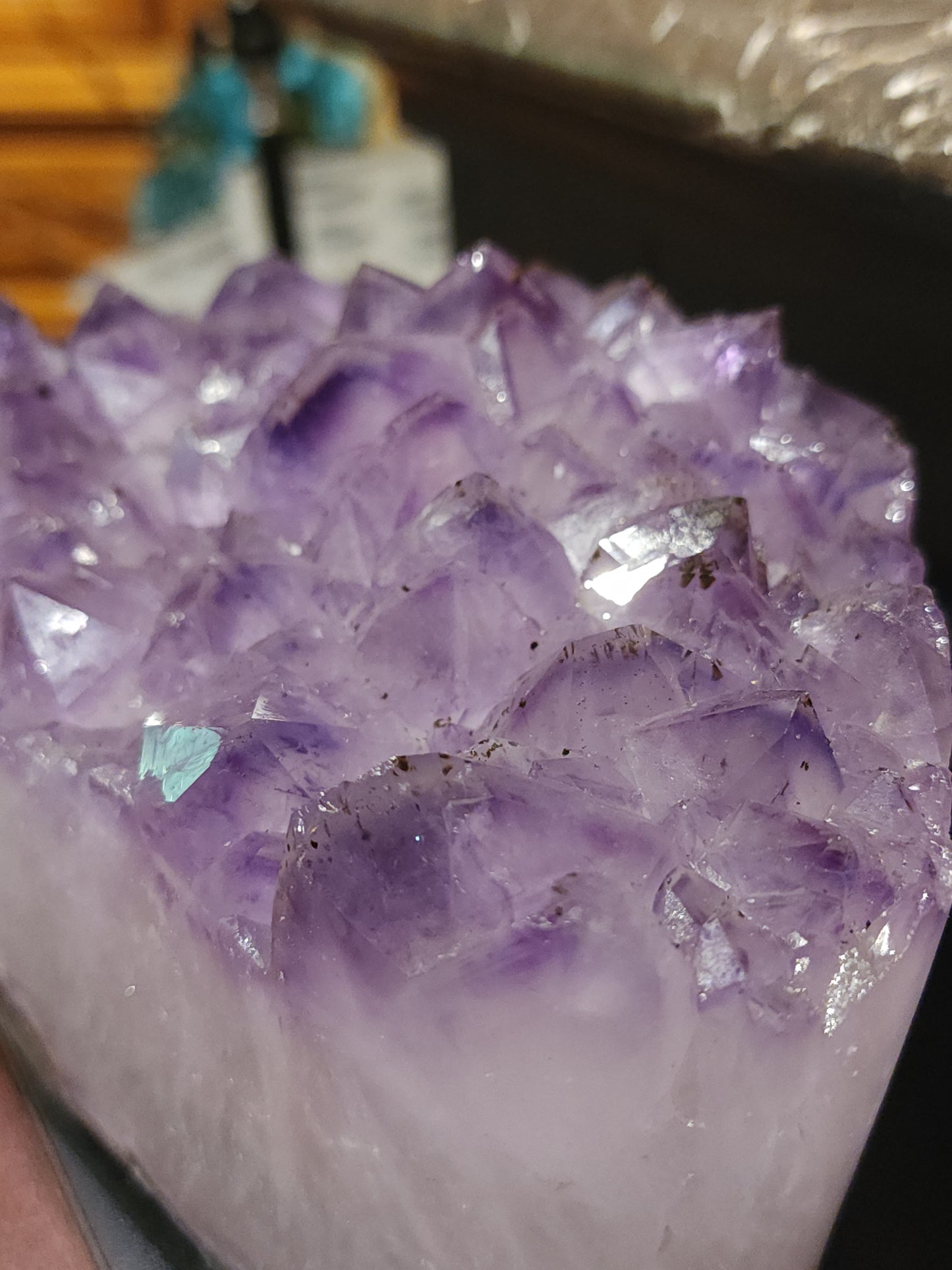 Large amethyst cluster