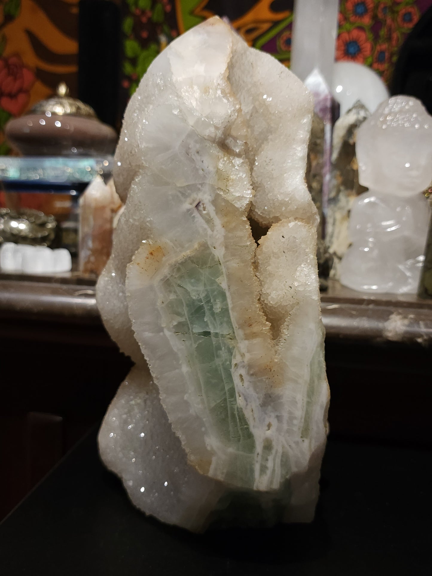 Raw Fluorite Sculpture Specimen