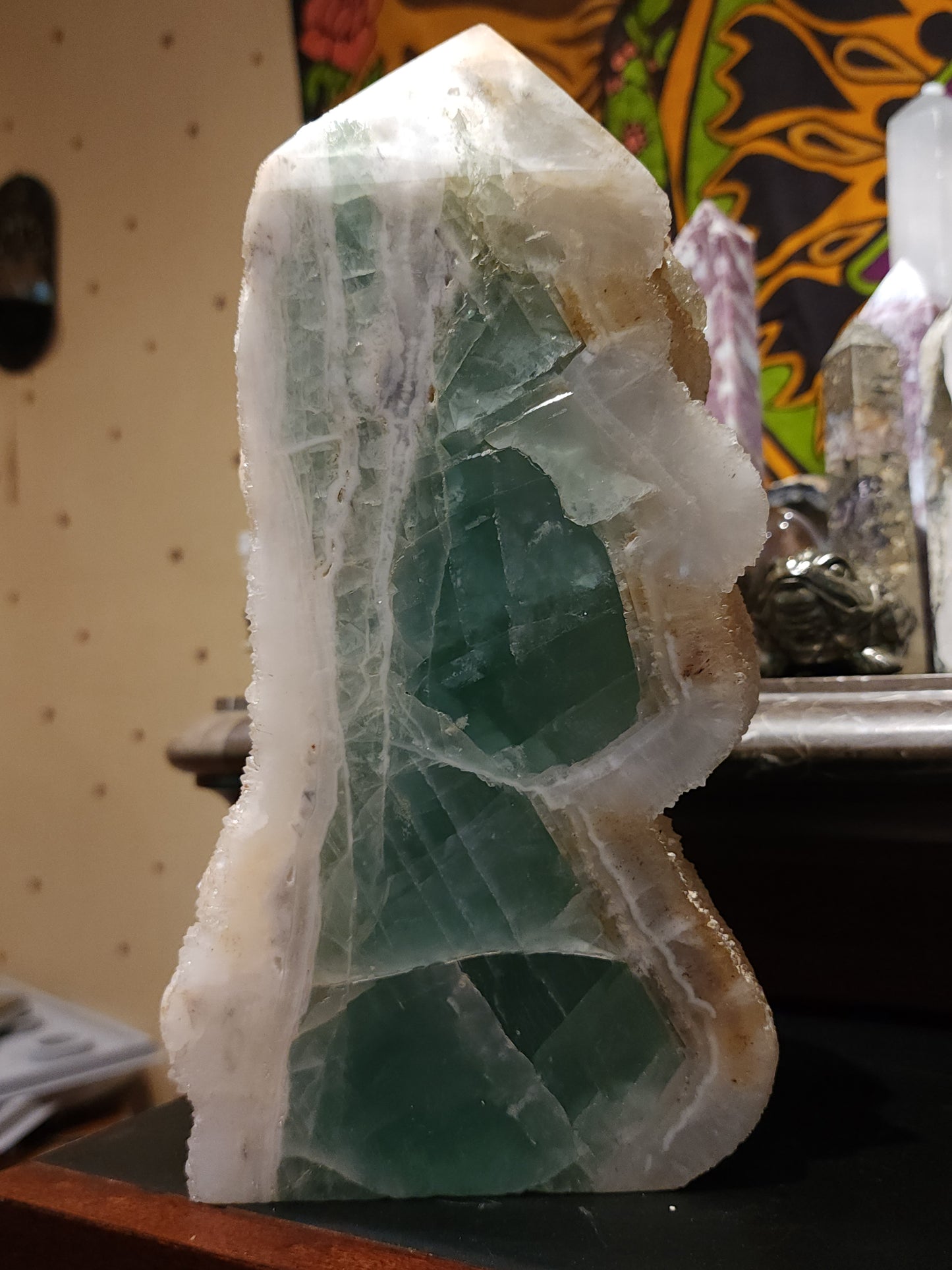 Raw Fluorite Sculpture Specimen