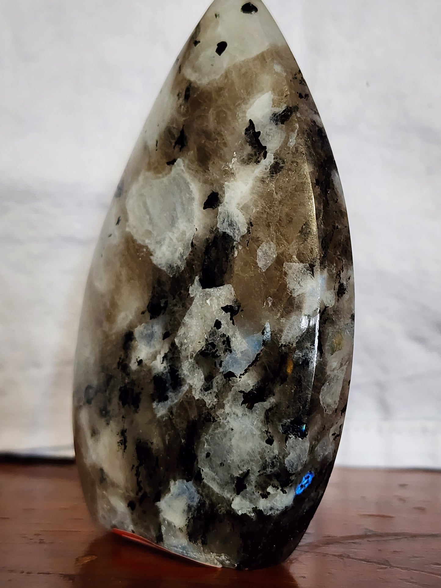 White Moonstone Teardrop
