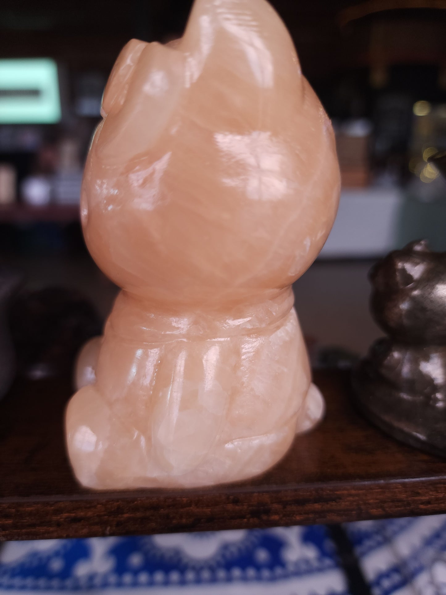 Honey Calcite Kitty
