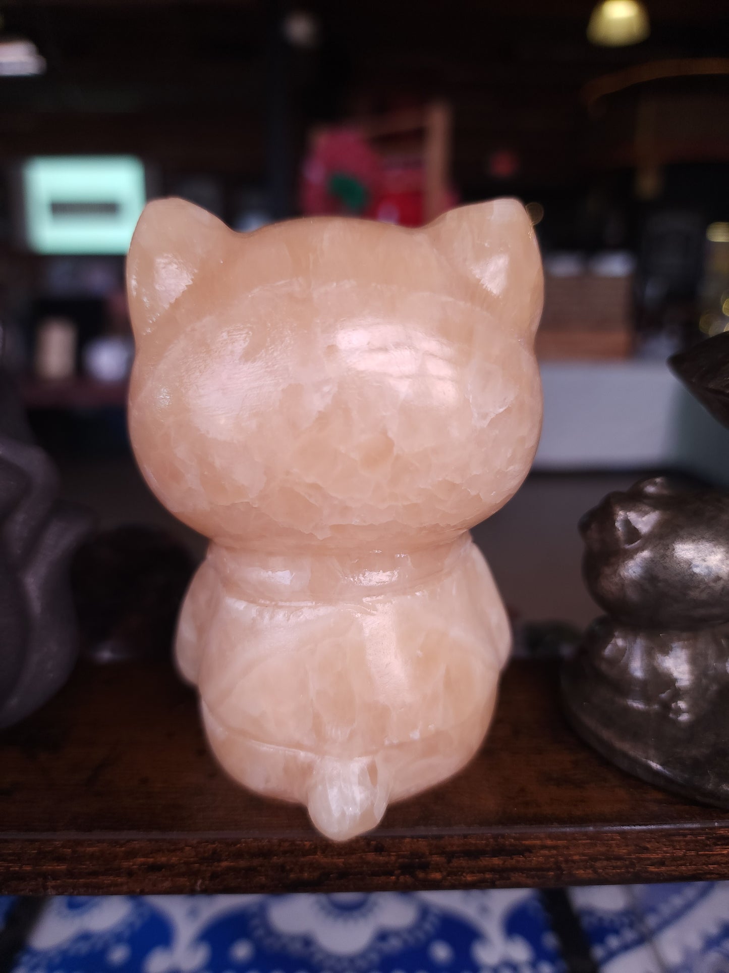 Honey Calcite Kitty