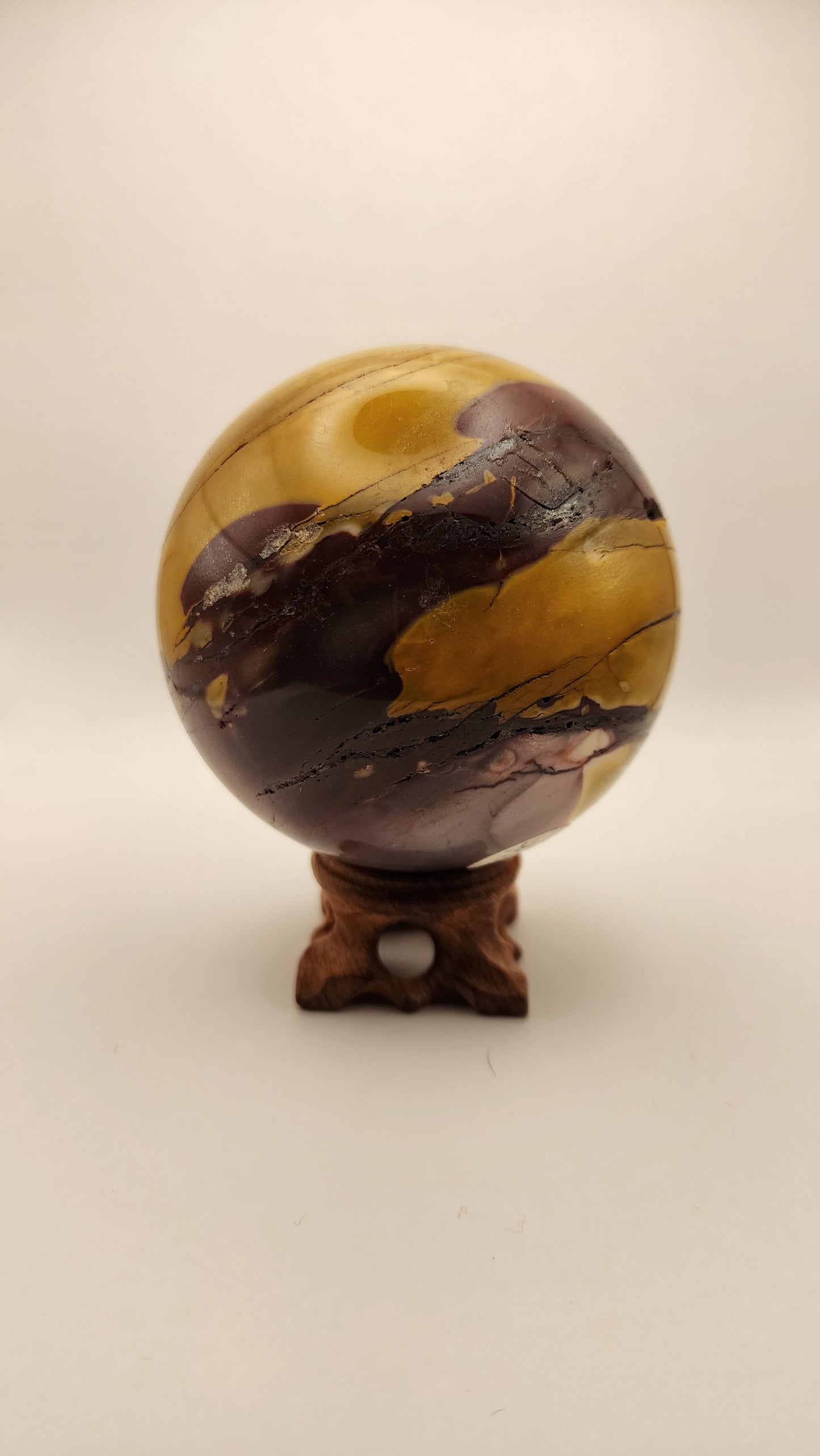 85mm Mookite sphere with stand