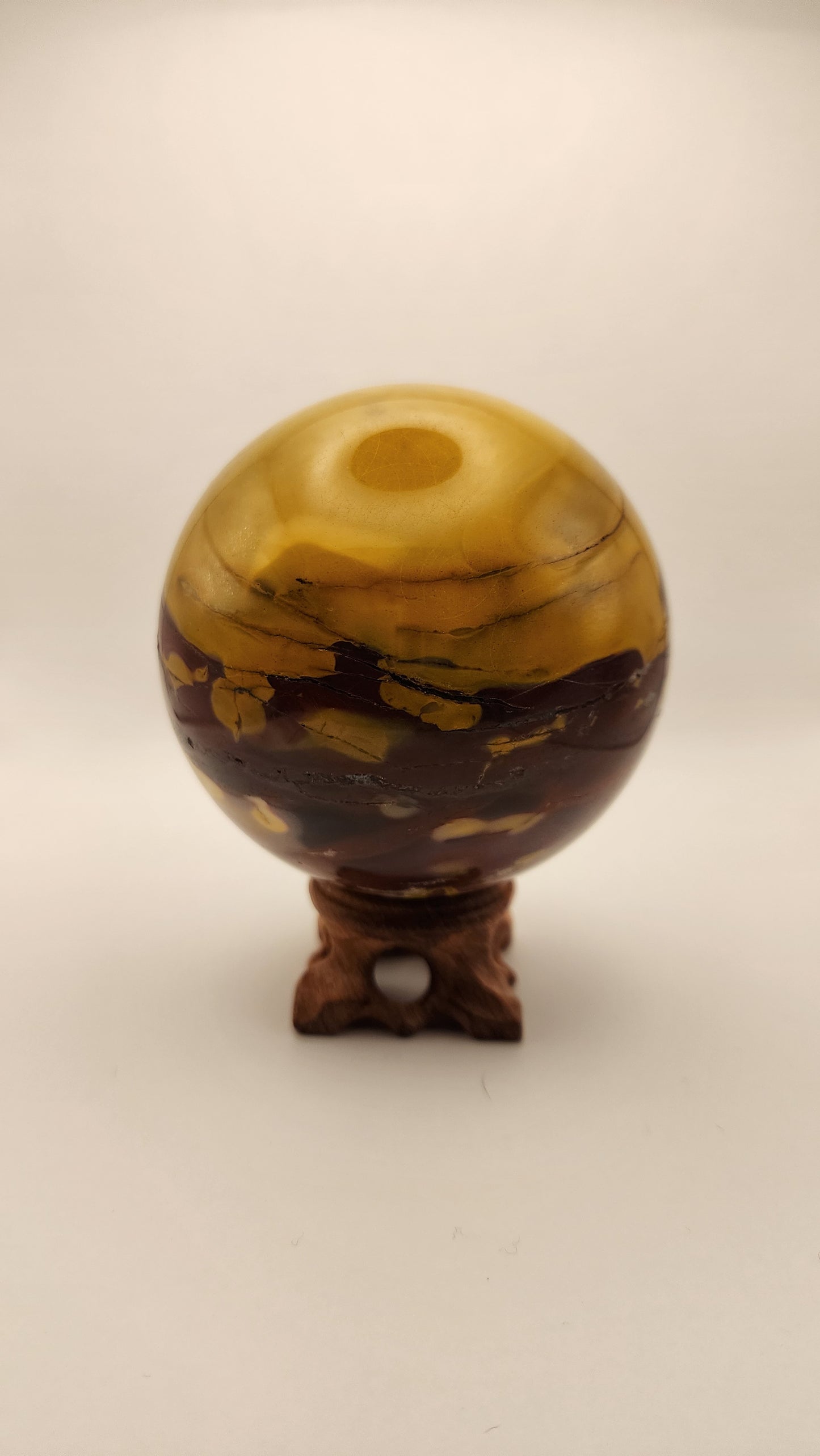 85mm Mookite sphere with stand