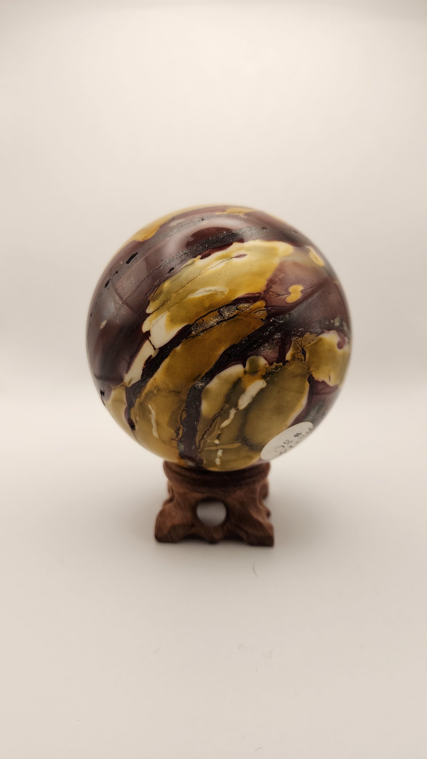 85mm Mookite sphere with stand