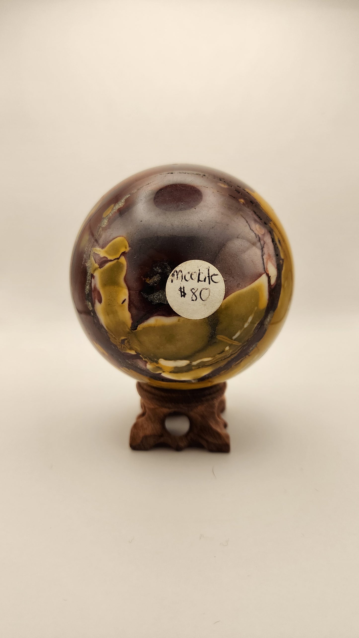 85mm Mookite sphere with stand