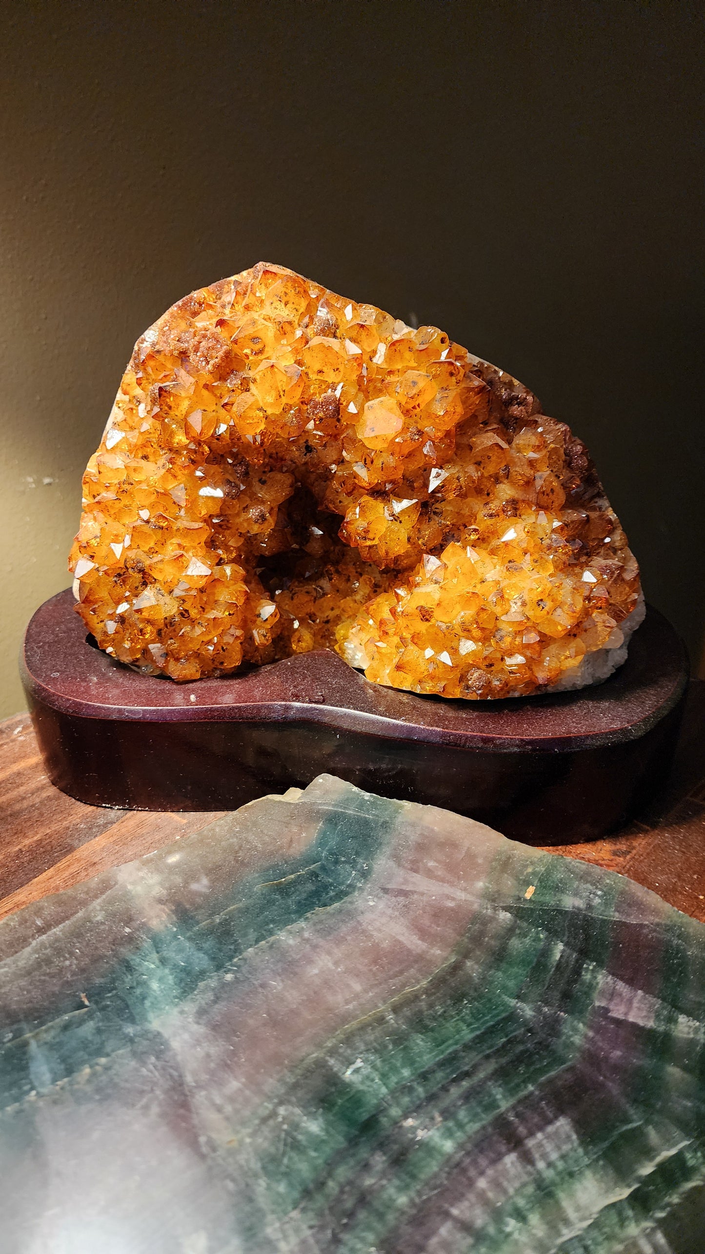 Citrine cluster