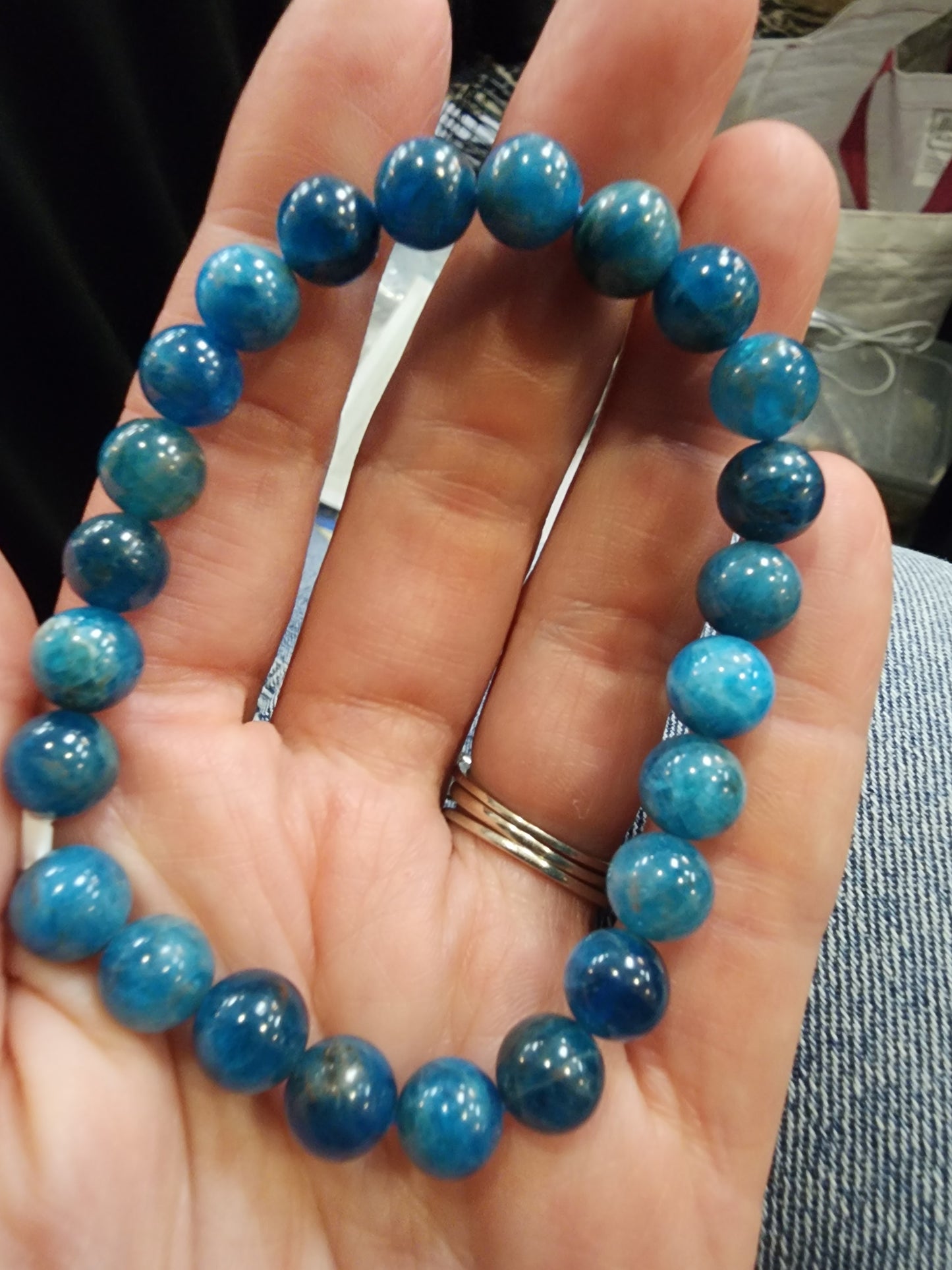 Blue Apatite Bracelet