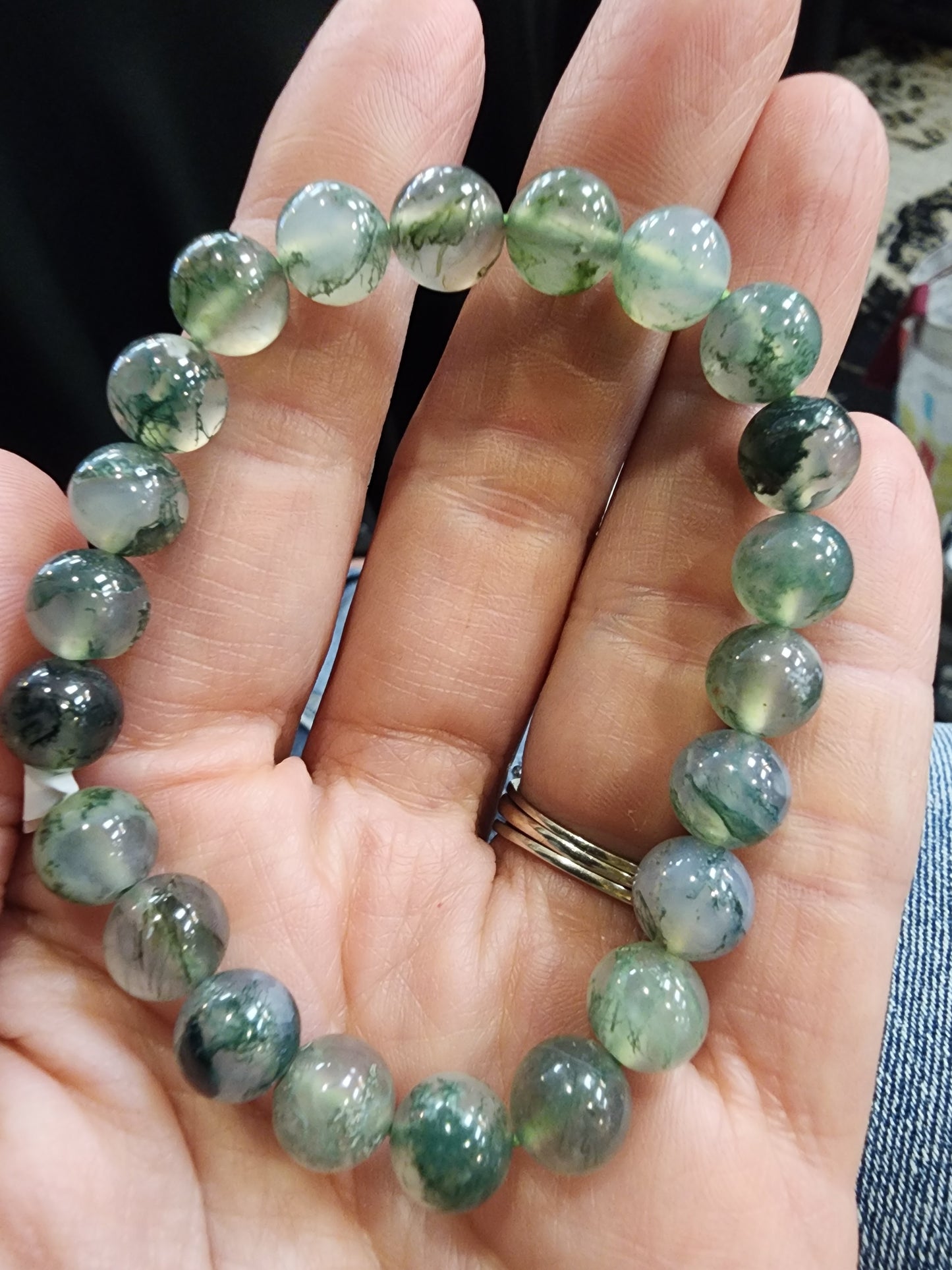 Moss Agate Bracelet