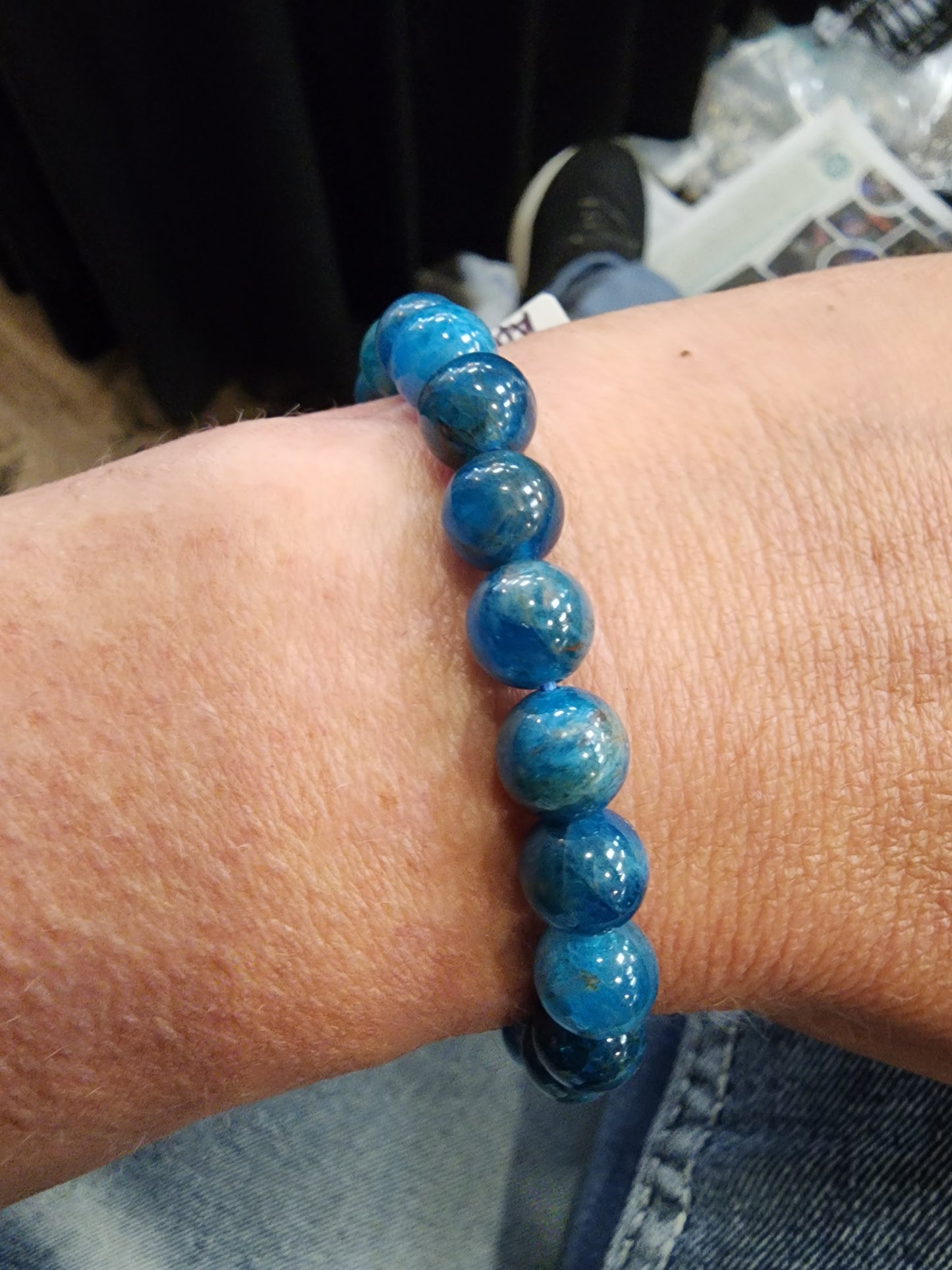 Blue Apatite Bracelet
