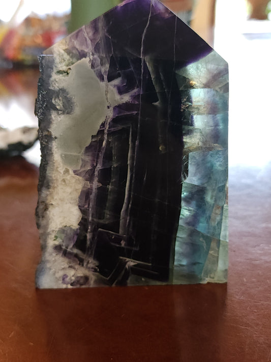 Rainbow Fluorite slab