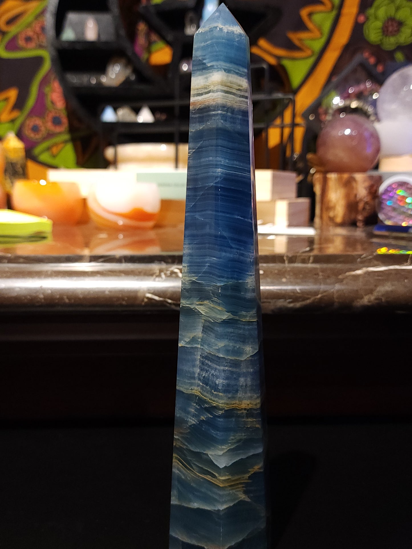 Blue onyx tower