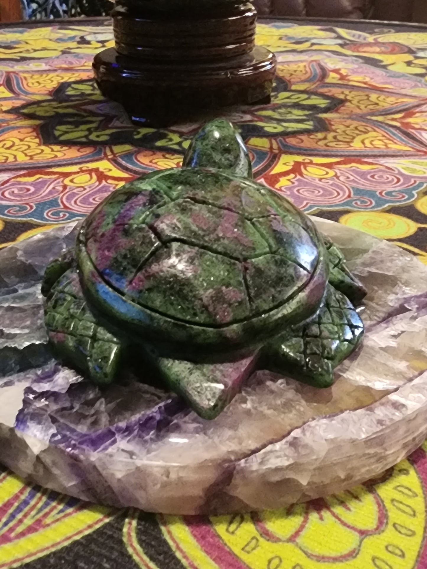 Ruby is zosite Turtle carving