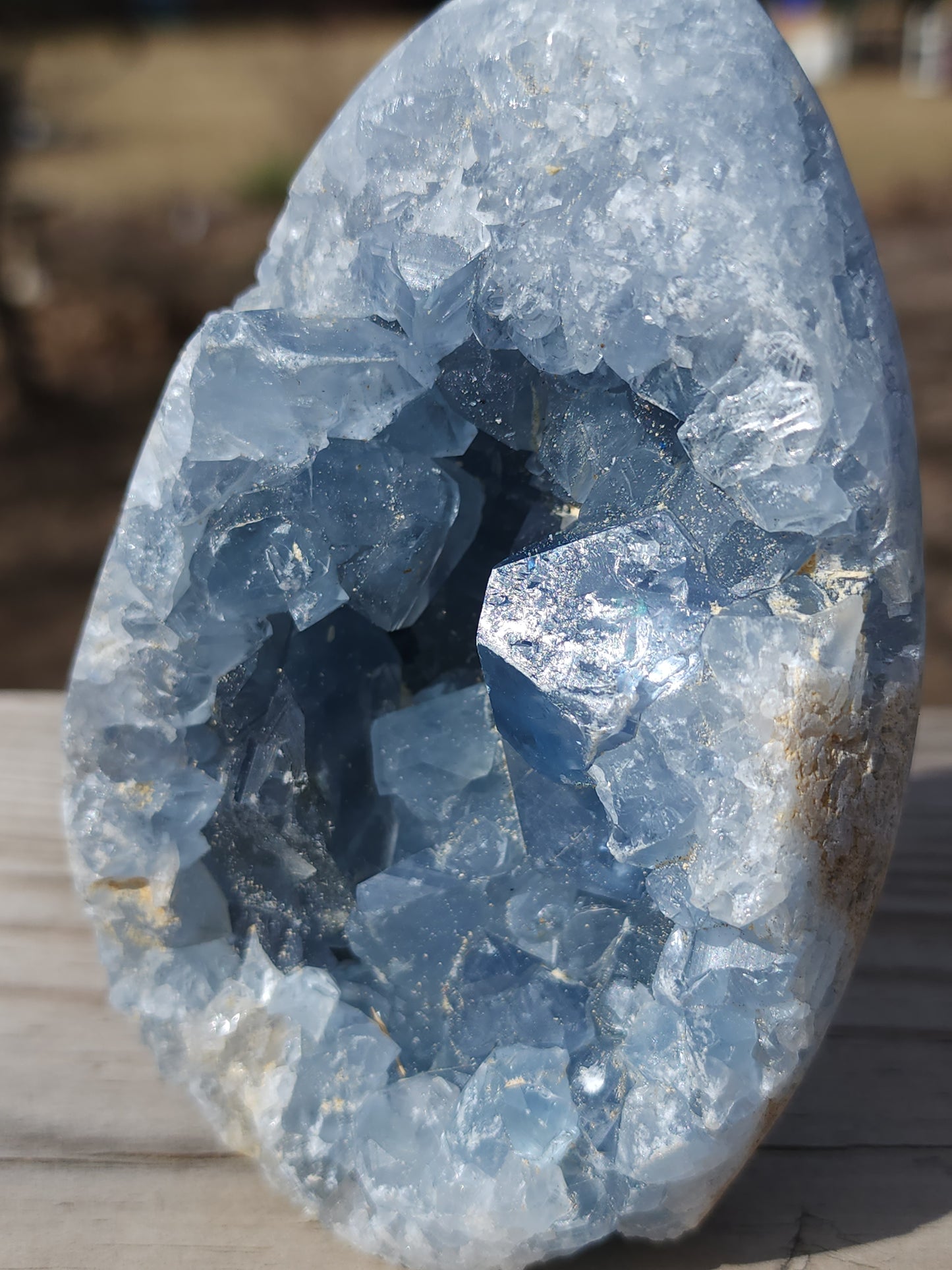 Blue Celestite Freeform