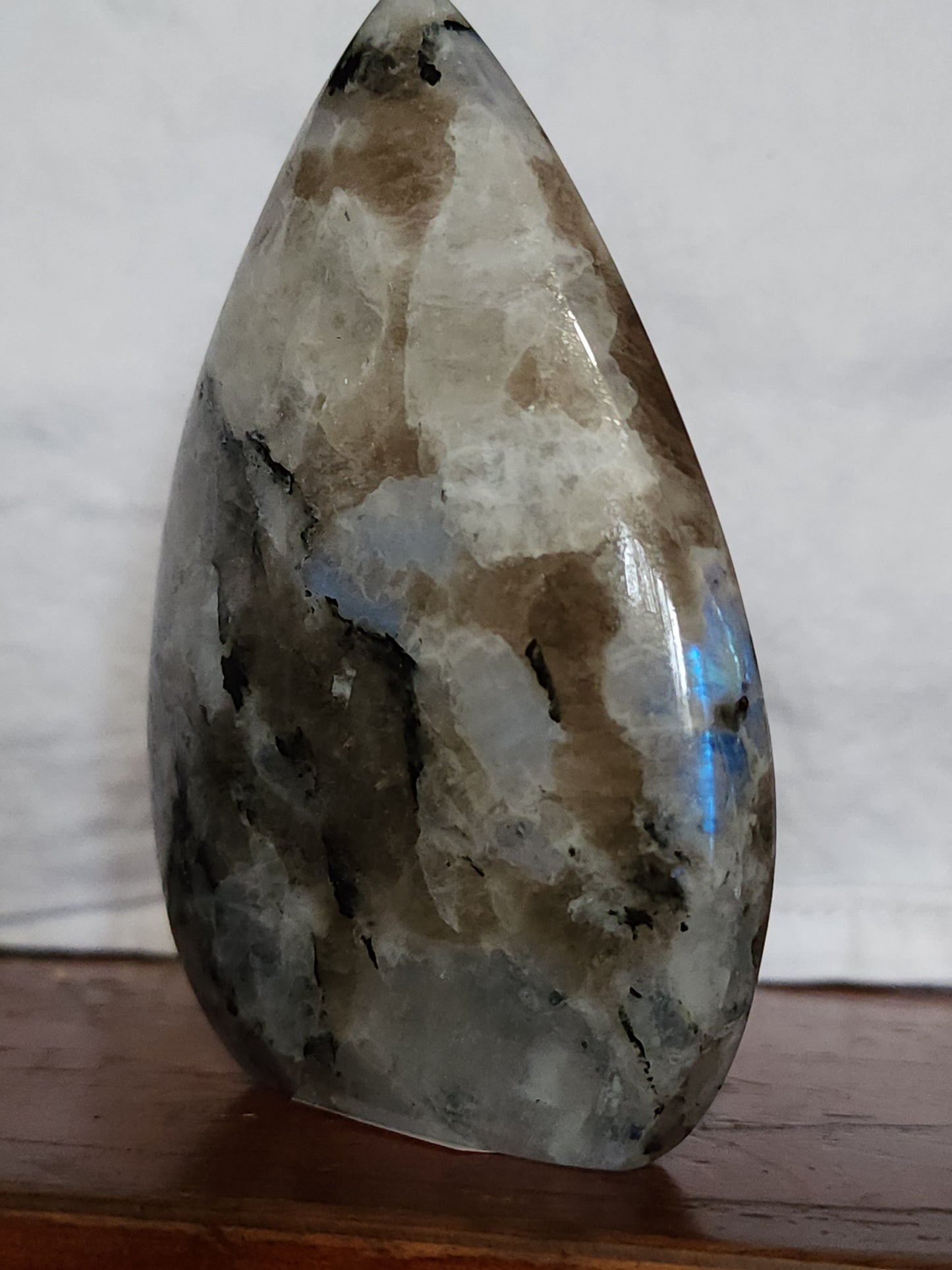 White Moonstone Teardrop