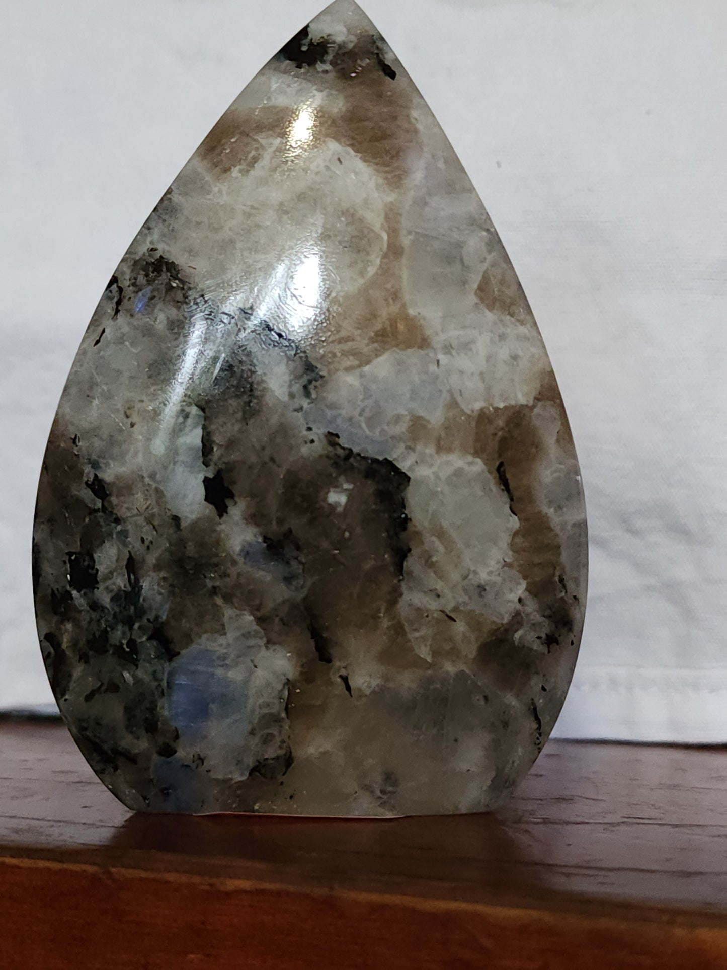 White Moonstone Teardrop