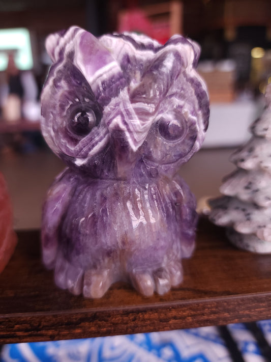 Dream Amethyst Owl