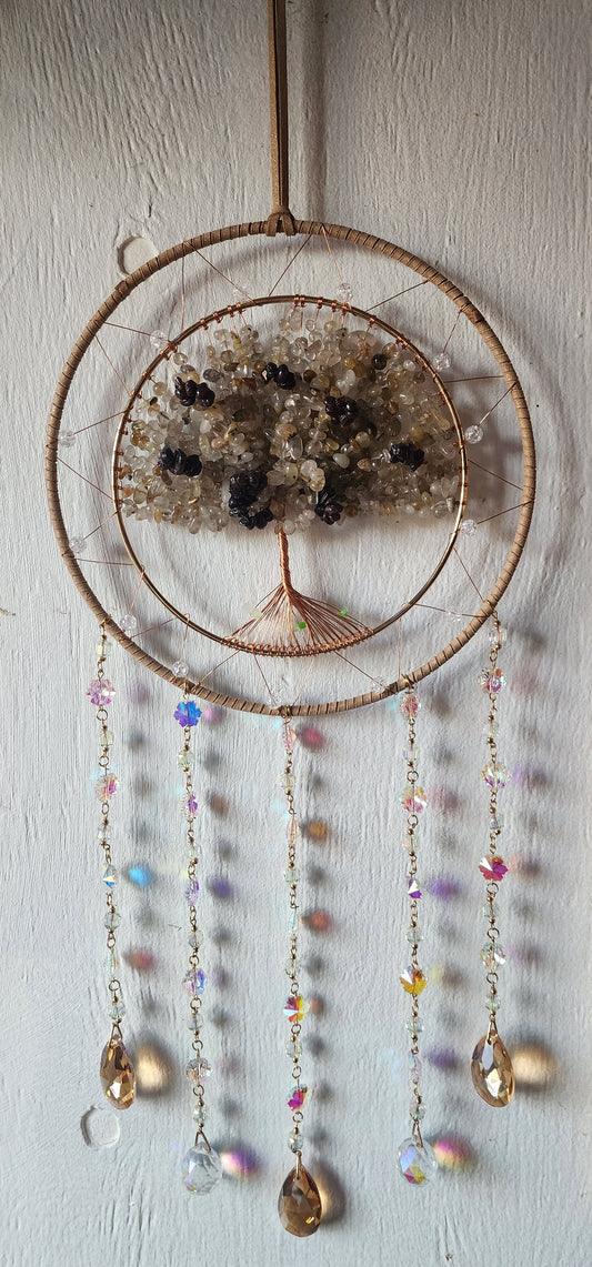 8 5/8 in. Diameter Gemstone Dream catcher